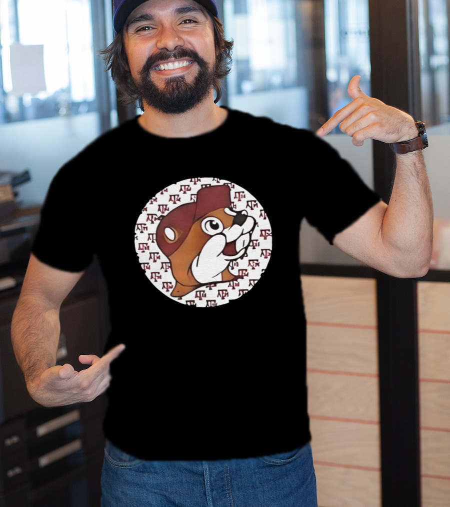 Texas A&M X Buc Ee's Unique TX Football Mashup Two Sided T-Shirt