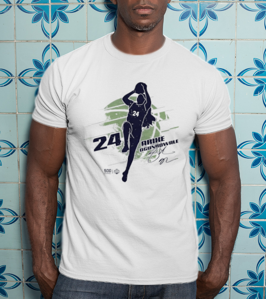 24 Dallas Wings Arike Ogunbowale WNBA Player T-Shirt