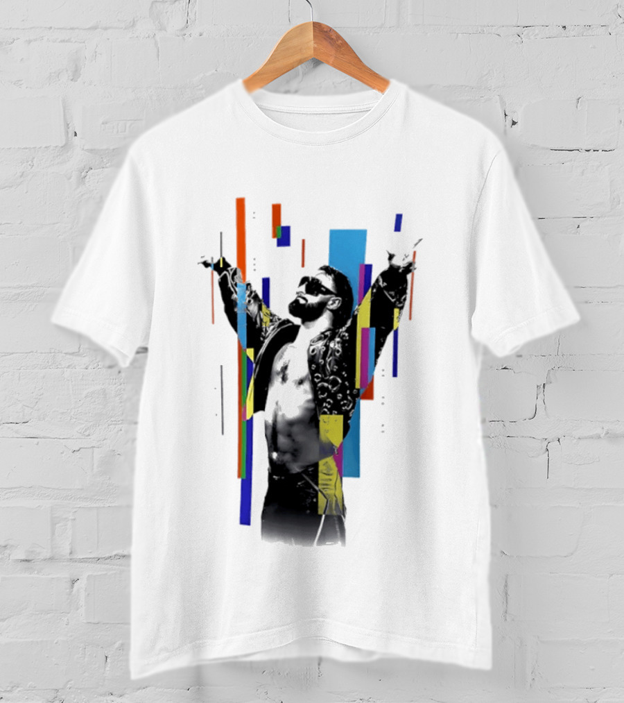 Seth Rollins Revolutionary Visionary WWE Iconic Pose T-Shirt