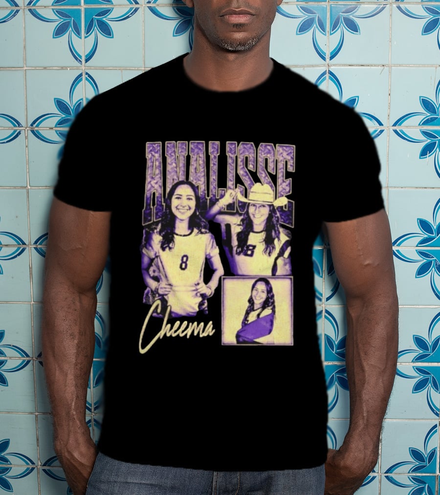 Analisse Cheema Number 8 Jersey Sports Athlete T-Shirt
