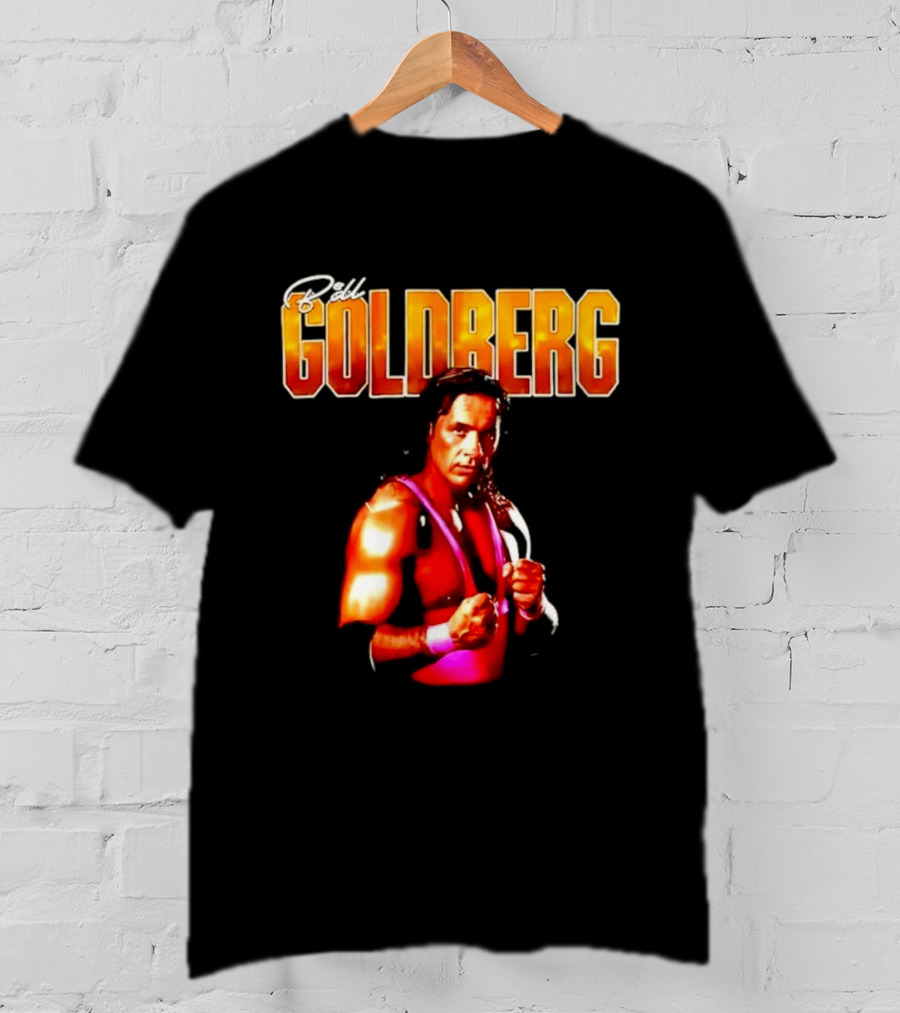Bill Goldberg Bret Hart Portrait Wrestling Legends T-Shirt
