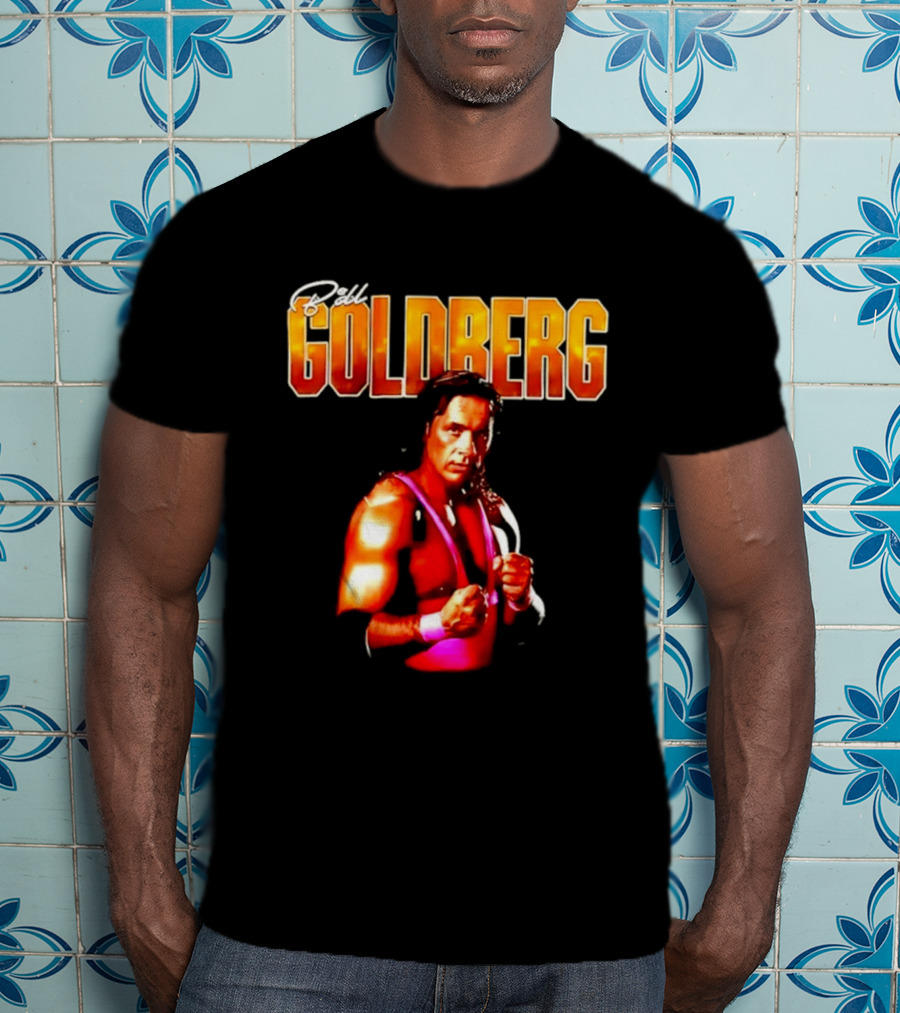 Bill Goldberg Bret Hart Portrait Wrestling Legends T-Shirt
