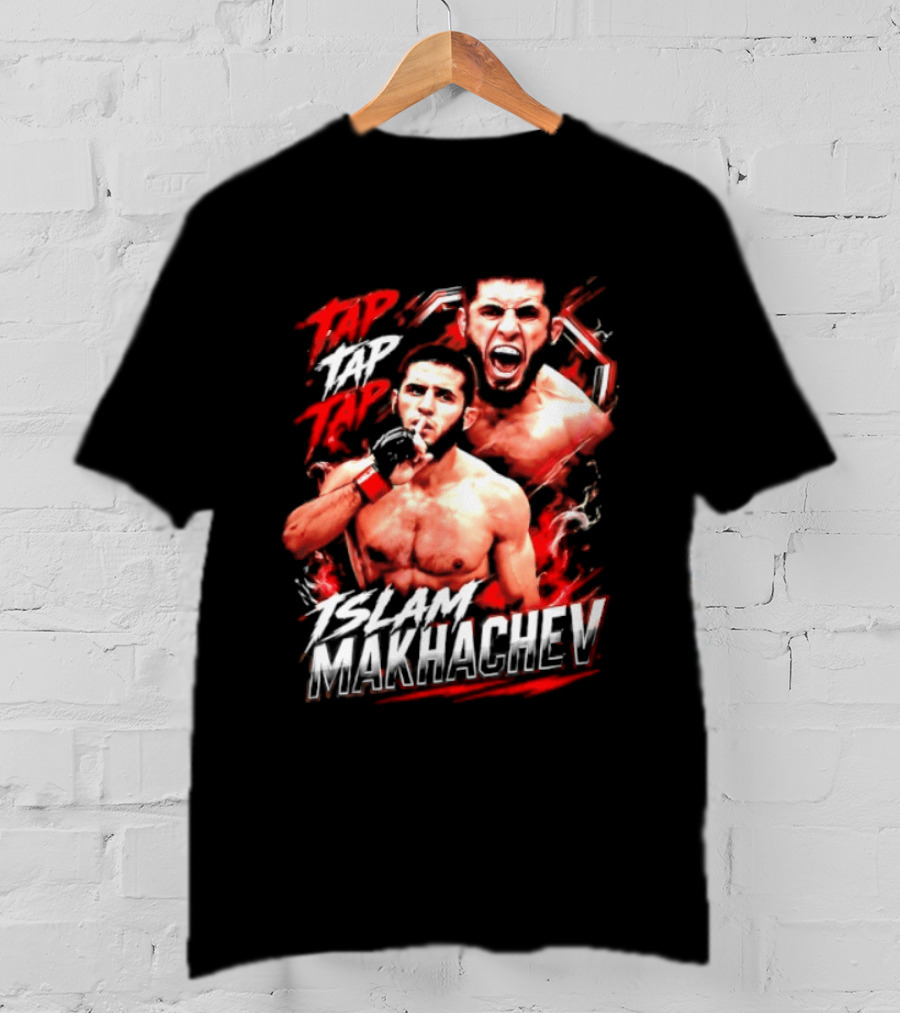 Islam Makhachev Tap Tap Tap UFC MMA Mixed Martial Arts Fighter T-Shirt
