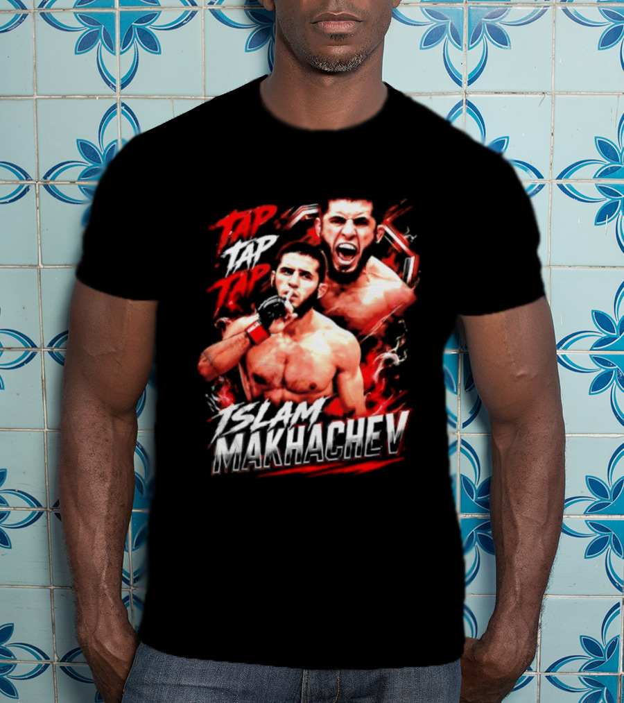 Islam Makhachev Tap Tap Tap UFC MMA Mixed Martial Arts Fighter T-Shirt