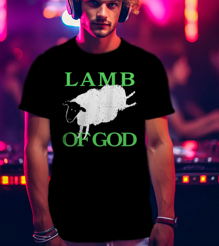 Lamb Of God Heavy Metal Band Metalcore Sheep Image T-Shirt