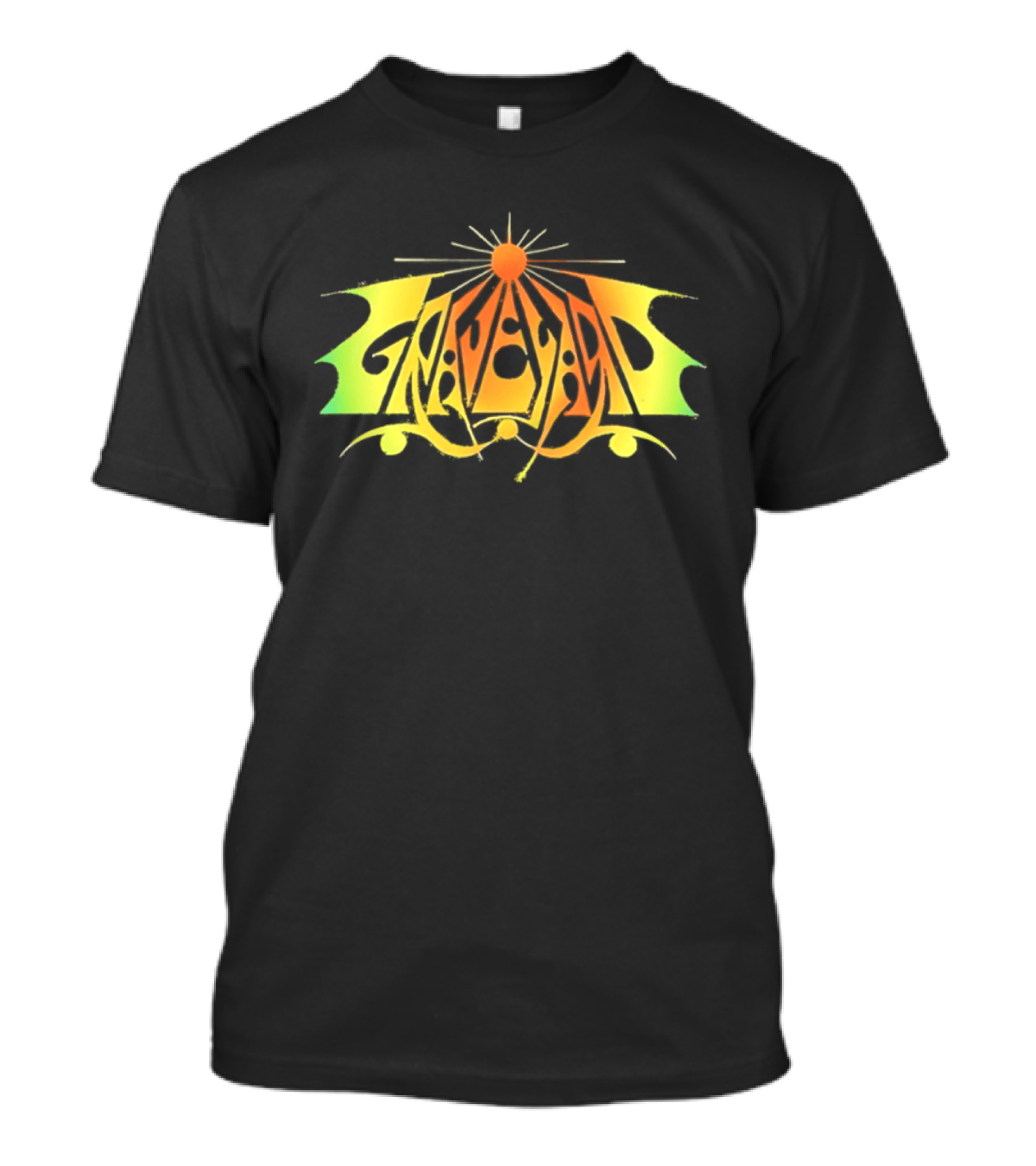 Graveyard Fever Vibrant Gothic Sunburst T-Shirt