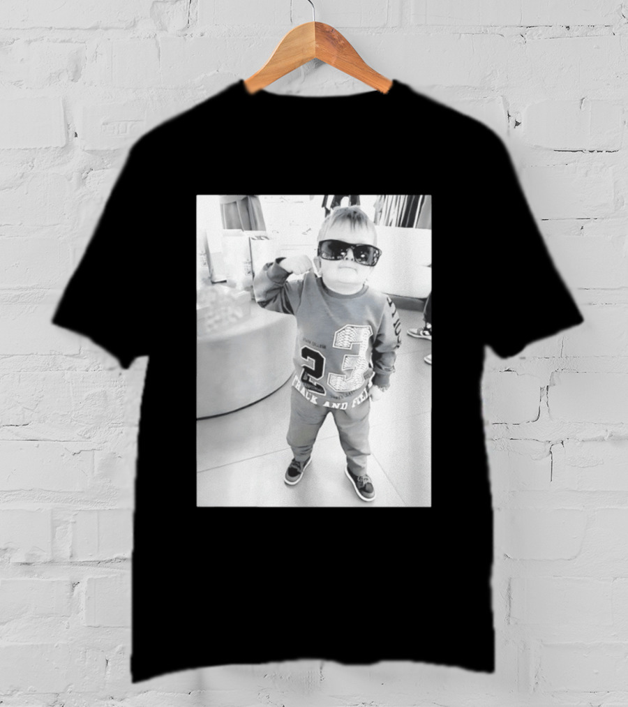 Hasbulla Hasbik Photo 23 Track And Field Black And White T-Shirt