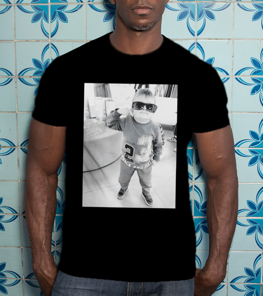 Hasbulla Hasbik Photo 23 Track And Field Black And White T-Shirt