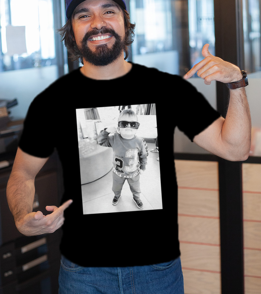 Hasbulla Hasbik Photo 23 Track And Field Black And White T-Shirt