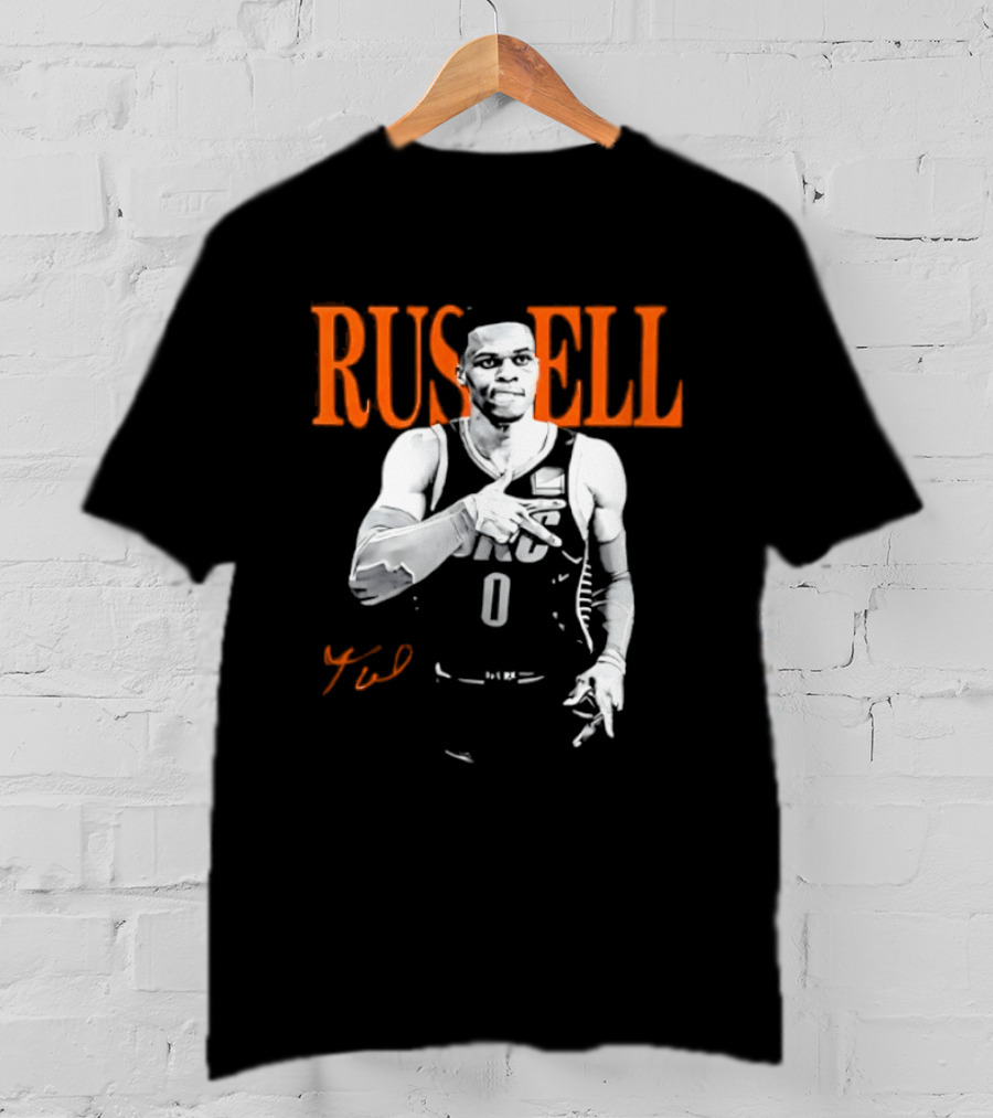 Russell Westbrook Oklahoma City Thunder 0 Basketball Fan T-Shirt