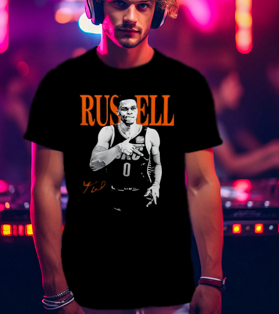 Russell Westbrook Oklahoma City Thunder 0 Basketball Fan T-Shirt
