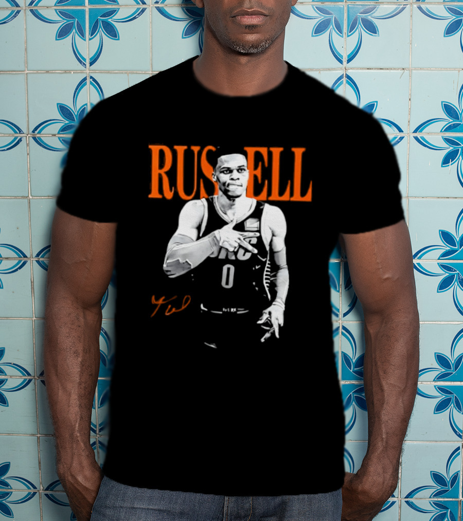 Russell Westbrook Oklahoma City Thunder 0 Basketball Fan T-Shirt