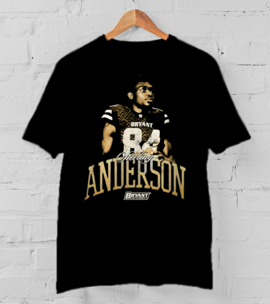 Bryant University Bulldogs Sterling Anderson 84 Player T-Shirt