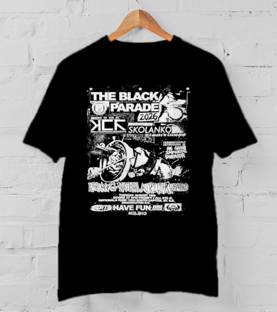 The Black Parade 2026 Briraag National Auxiliary Bayad Presented By Skolanko T-Shirt