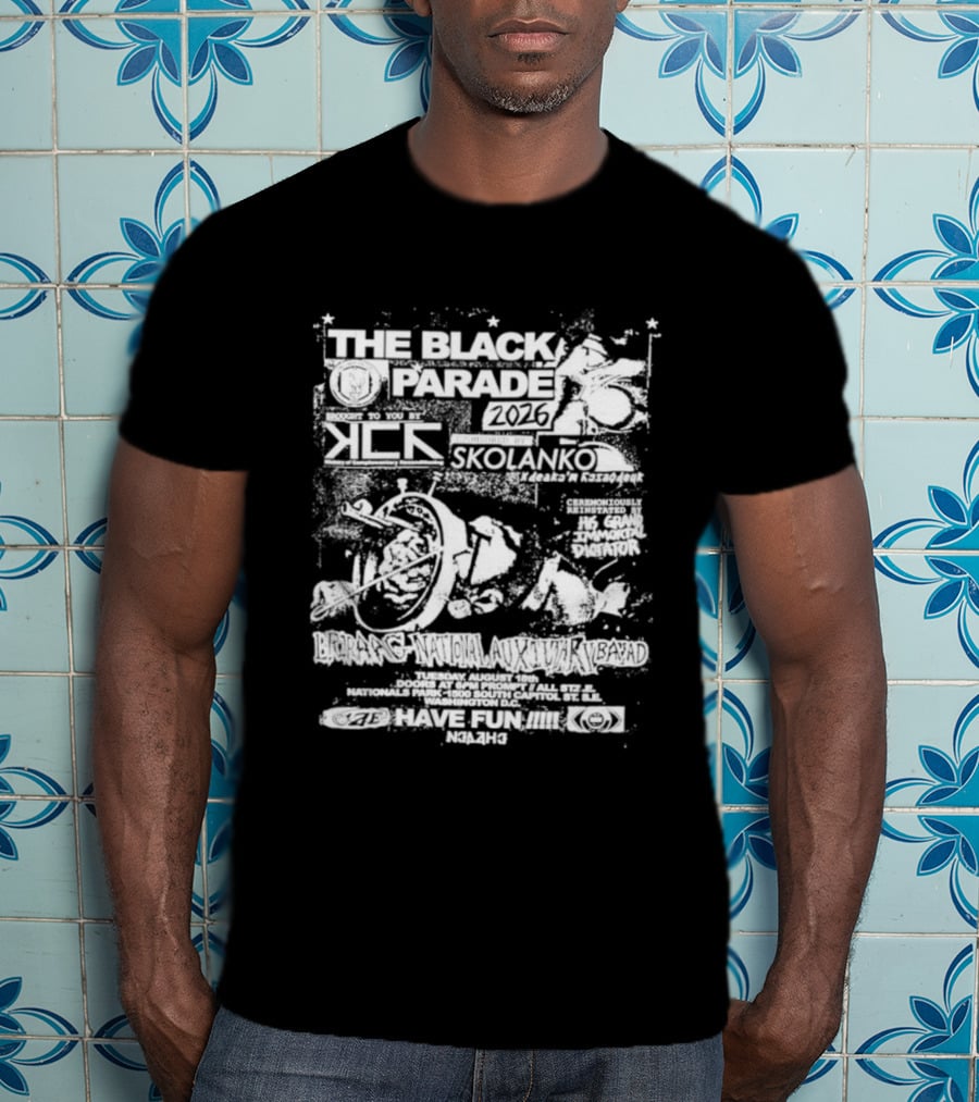 The Black Parade 2026 Briraag National Auxiliary Bayad Presented By Skolanko T-Shirt
