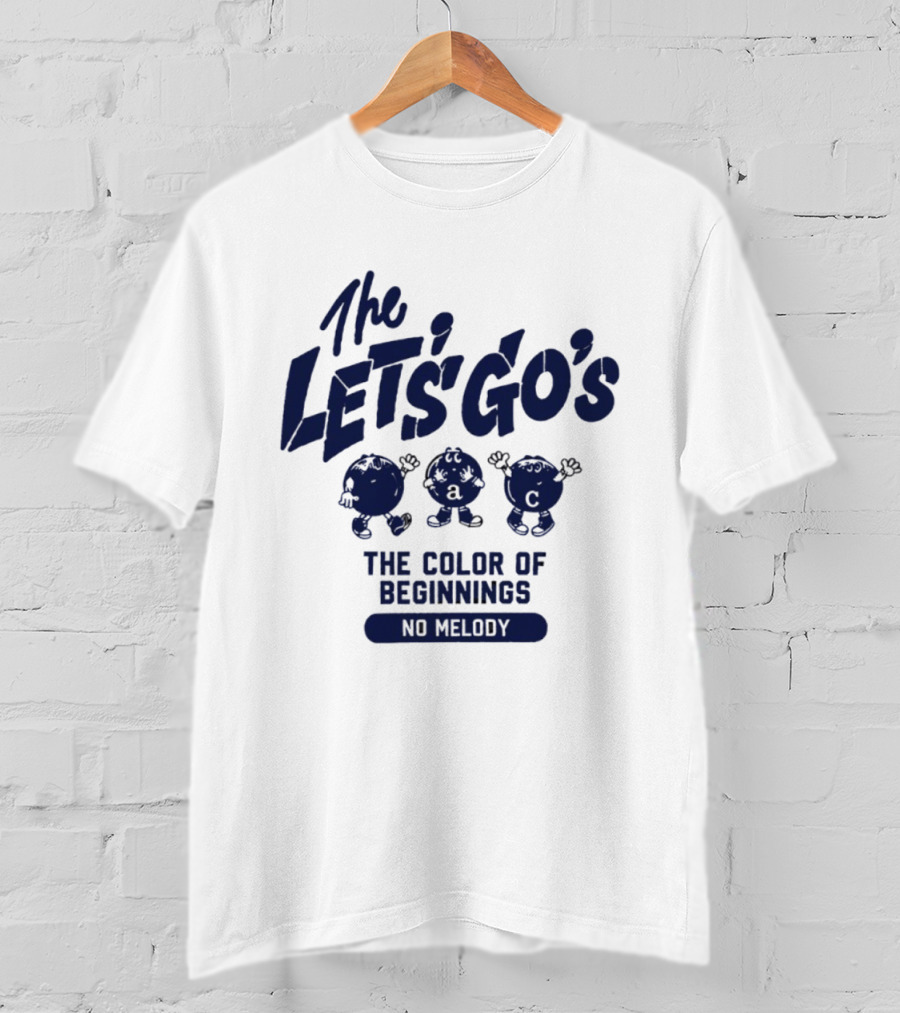The Let's Go's The Color Of Beginnings No Melody Music T-Shirt