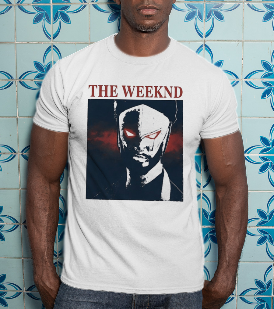 The Weeknd Suda51 Mask Concept Art London August 2026 T-Shirt