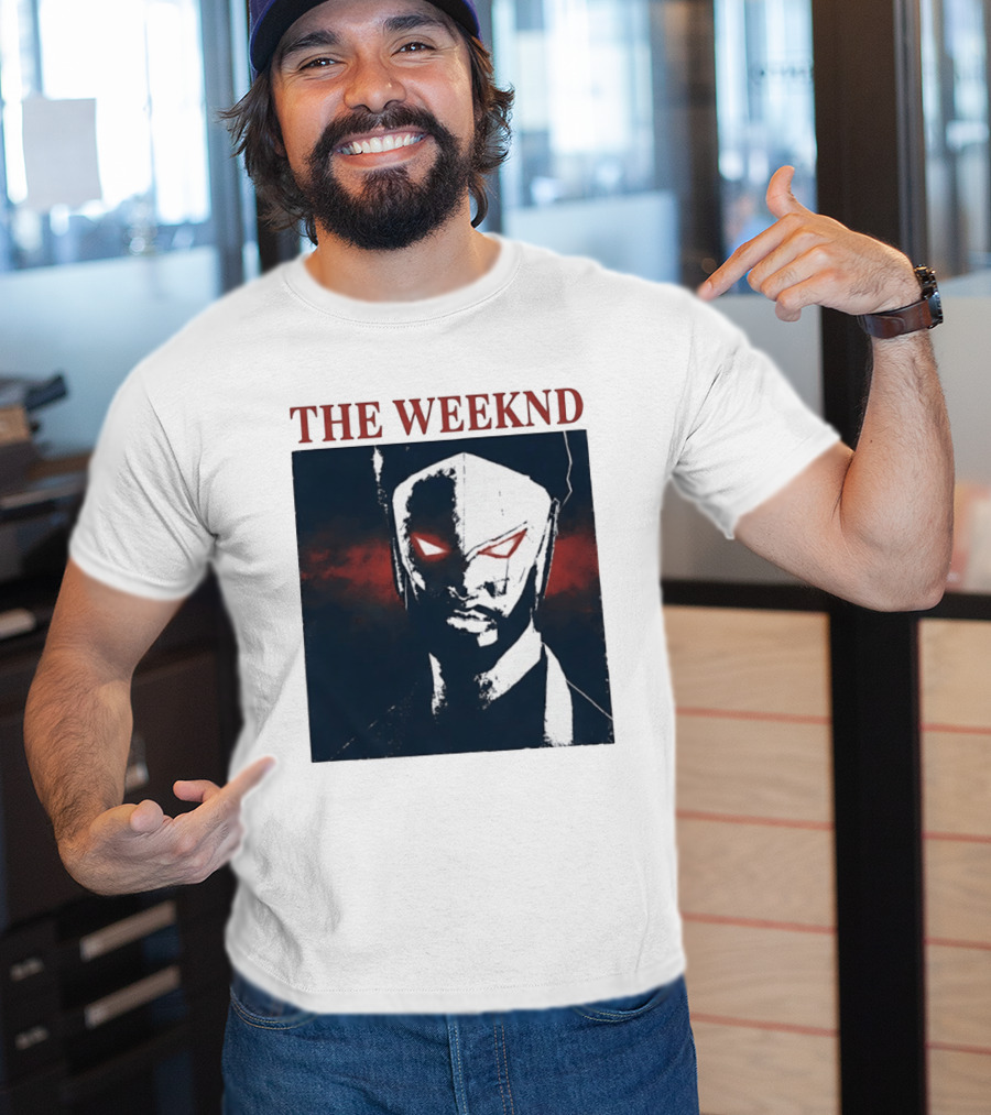 The Weeknd Suda51 Mask Concept Art London August 2026 T-Shirt