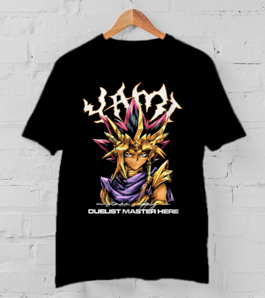 Yami Duelist Master Here Mistake Supply Co T-Shirt