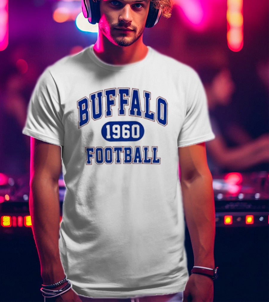 Buffalo 1960 Football Bills Classic Vintage Sports T-Shirt