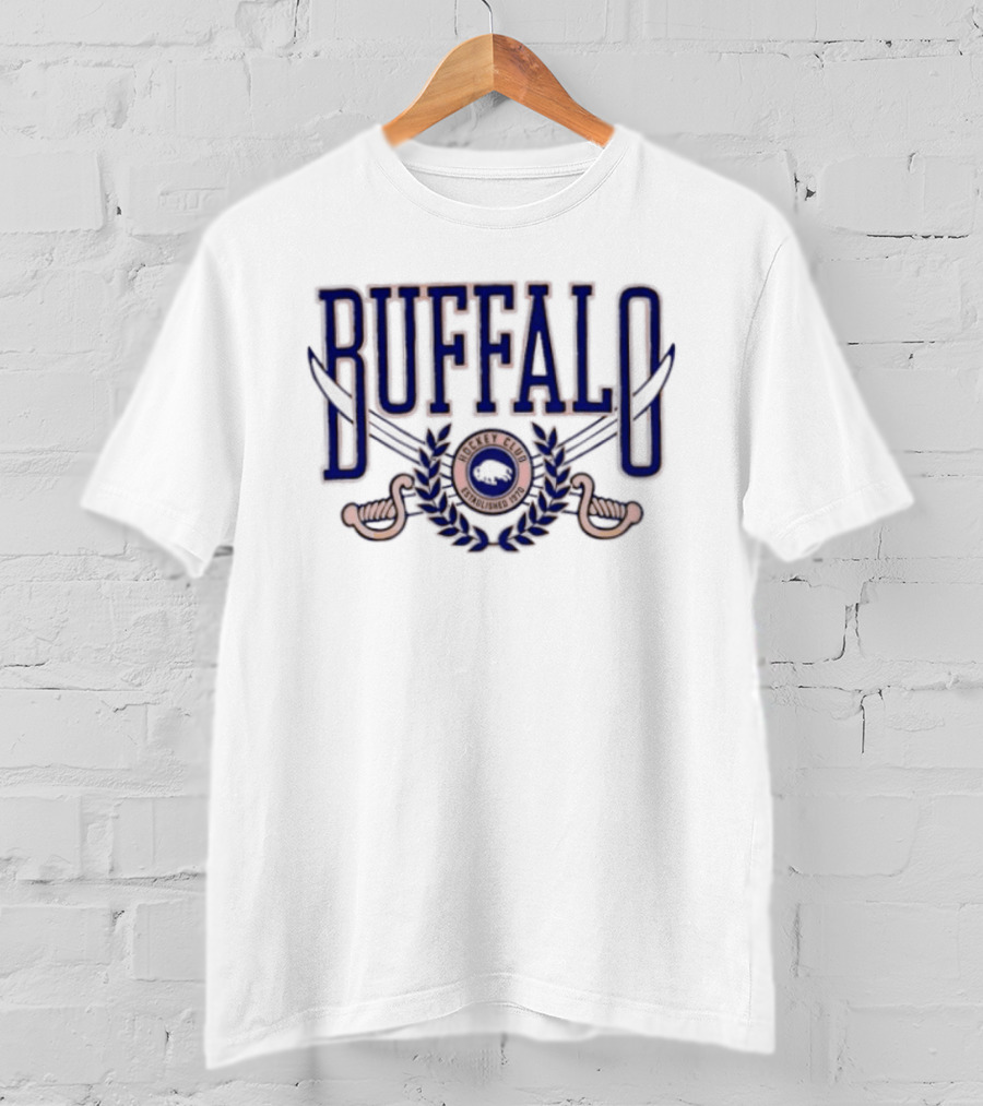 Buffalo Sabres Hockey Club Established 1970 NHL Retro Team T-Shirt