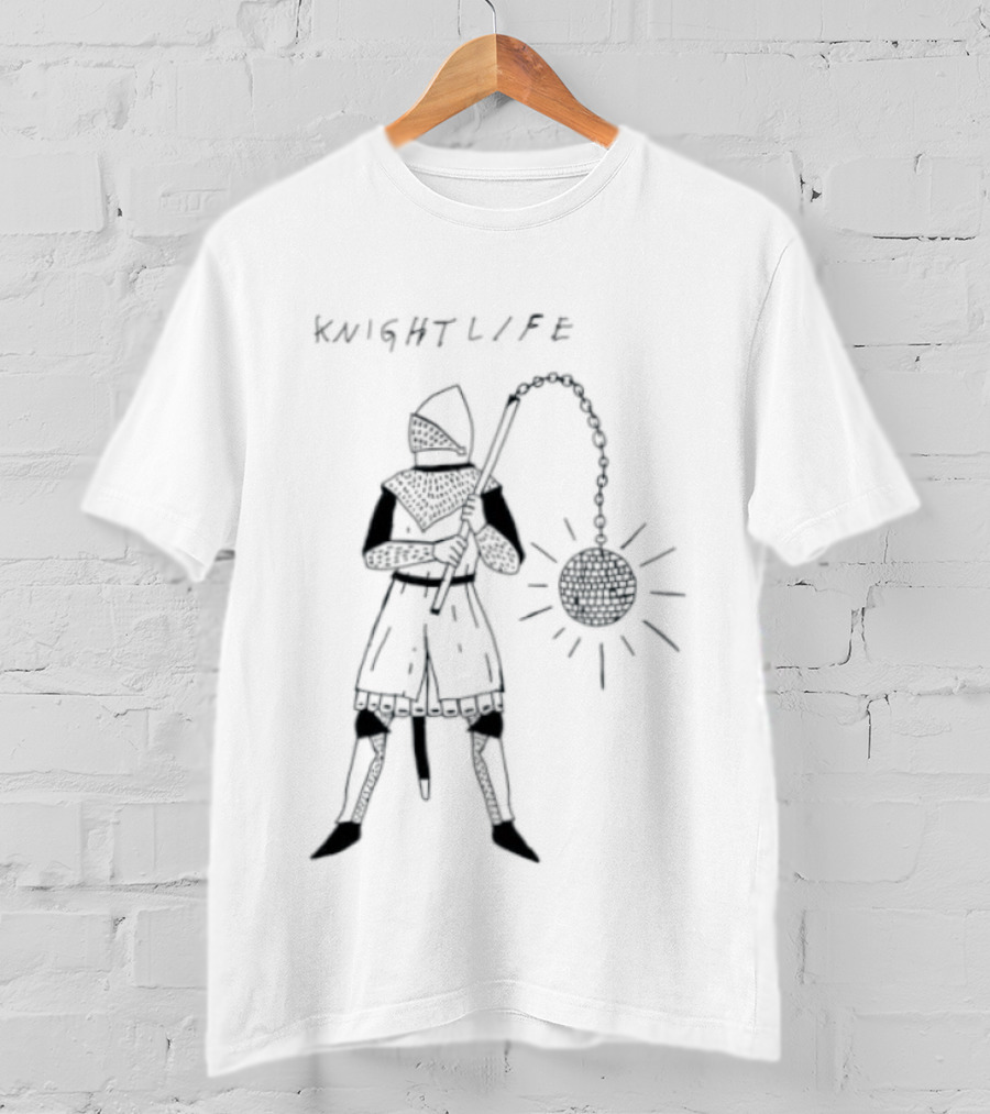 Knight Life Disco Ball Mace Medieval T-Shirt