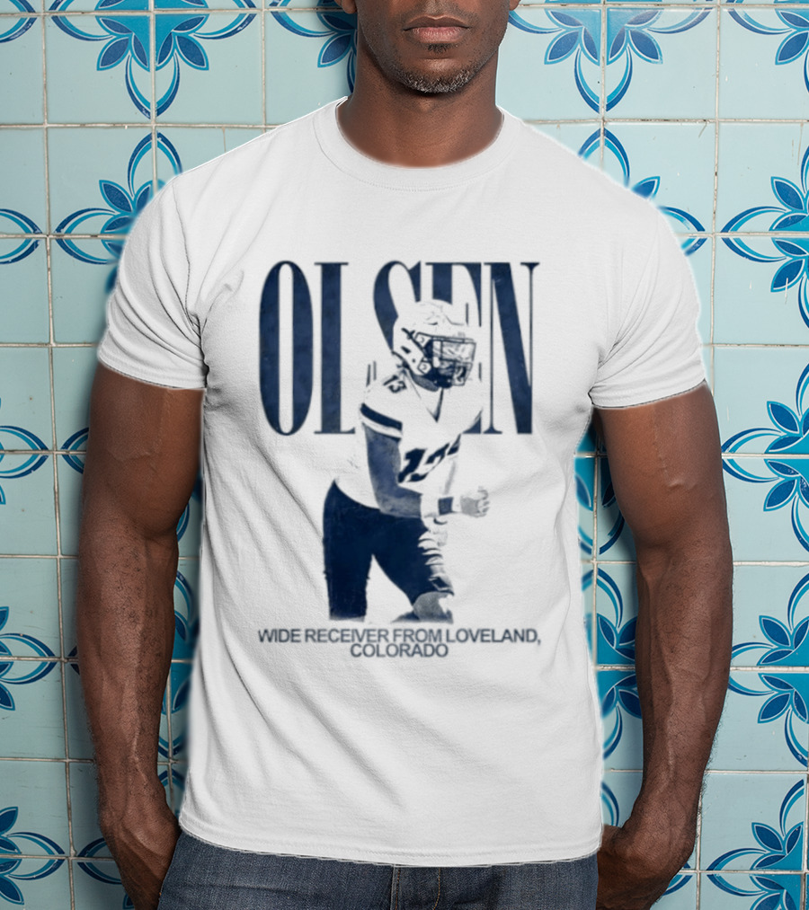 Olsen Wide Receiver Loveland Colorado Player Football T-Shirt