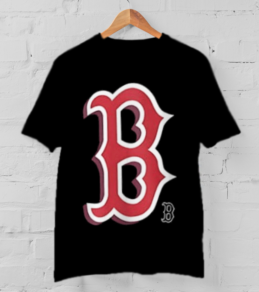 Boston Red Sox Cartoon B Two Sided T-Shirt