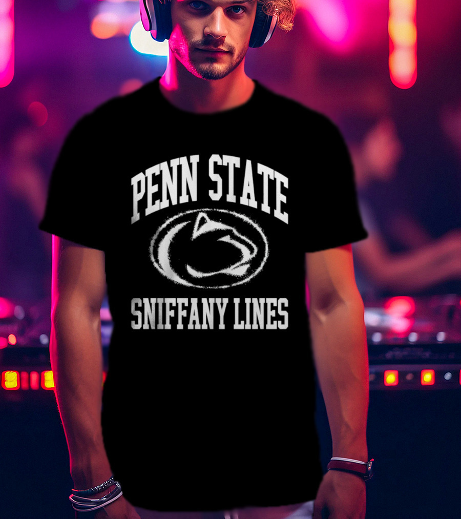 Penn State Sniffany Lines Nittany Lions Football T-Shirt