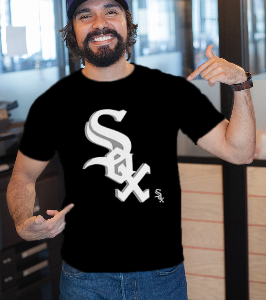 Chicago White Sox Cartoon 2 Sided Sox T-Shirt