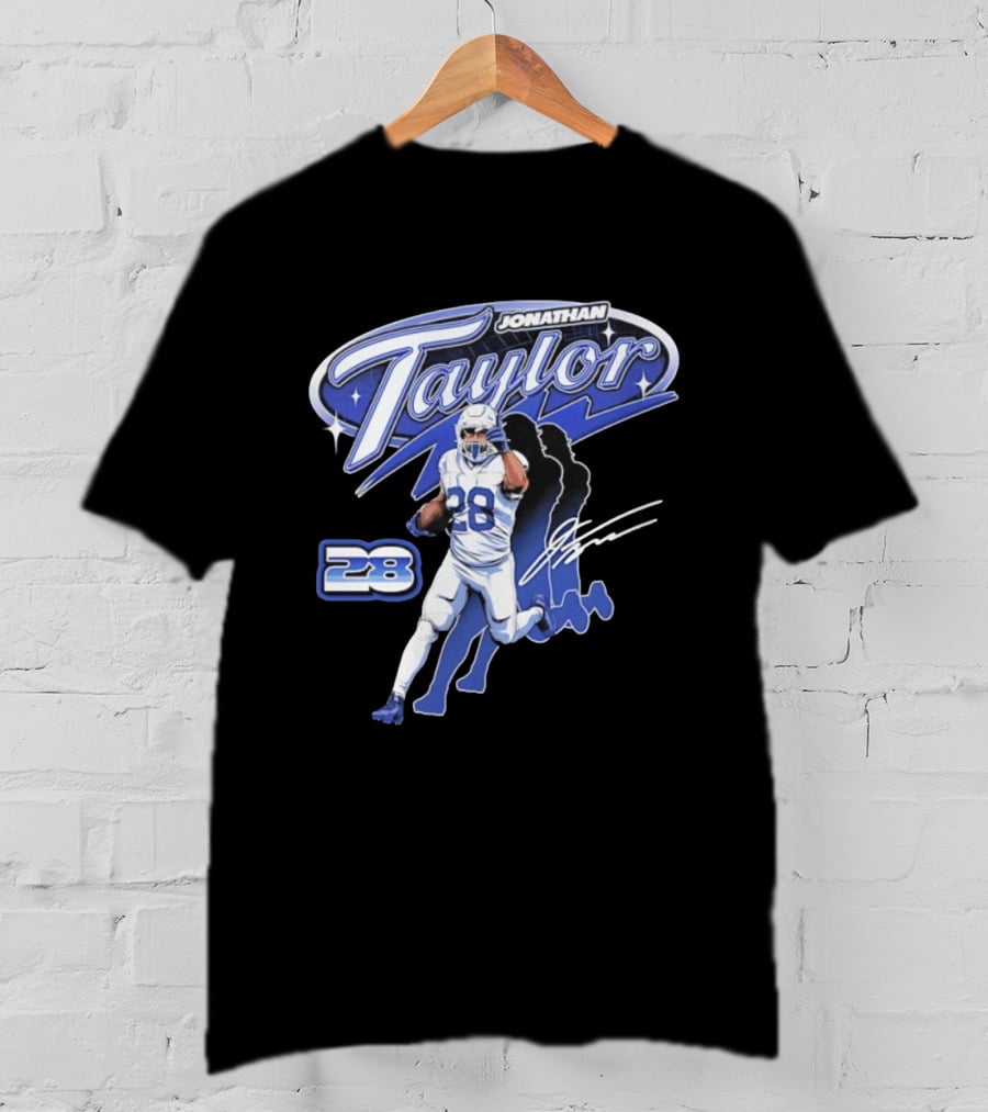 Jonathan Taylor 28 Indianapolis Colts Future Running Back T-Shirt