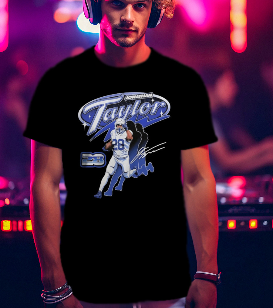 Jonathan Taylor 28 Indianapolis Colts Future Running Back T-Shirt