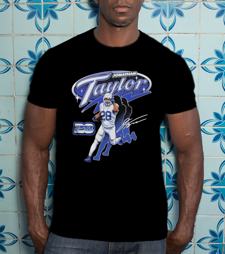 Jonathan Taylor 28 Indianapolis Colts Future Running Back T-Shirt