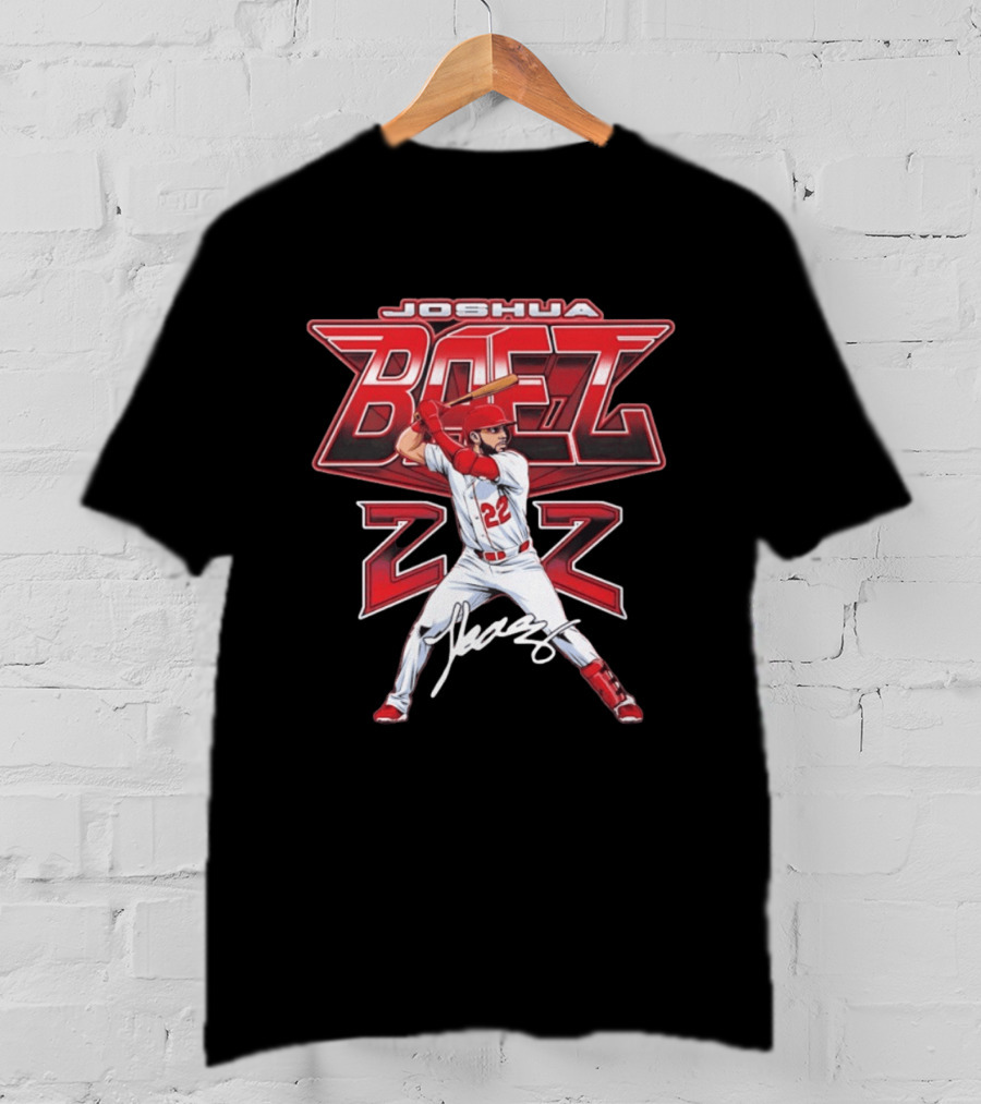 Joshua Baez 22 St. Louis Cardinals Baseball Player T-Shirt