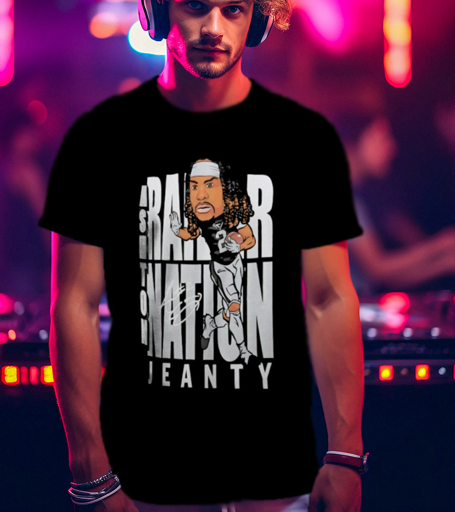 Las Vegas Raiders Raider Nation Ashton Jeanty Caricature T-Shirt