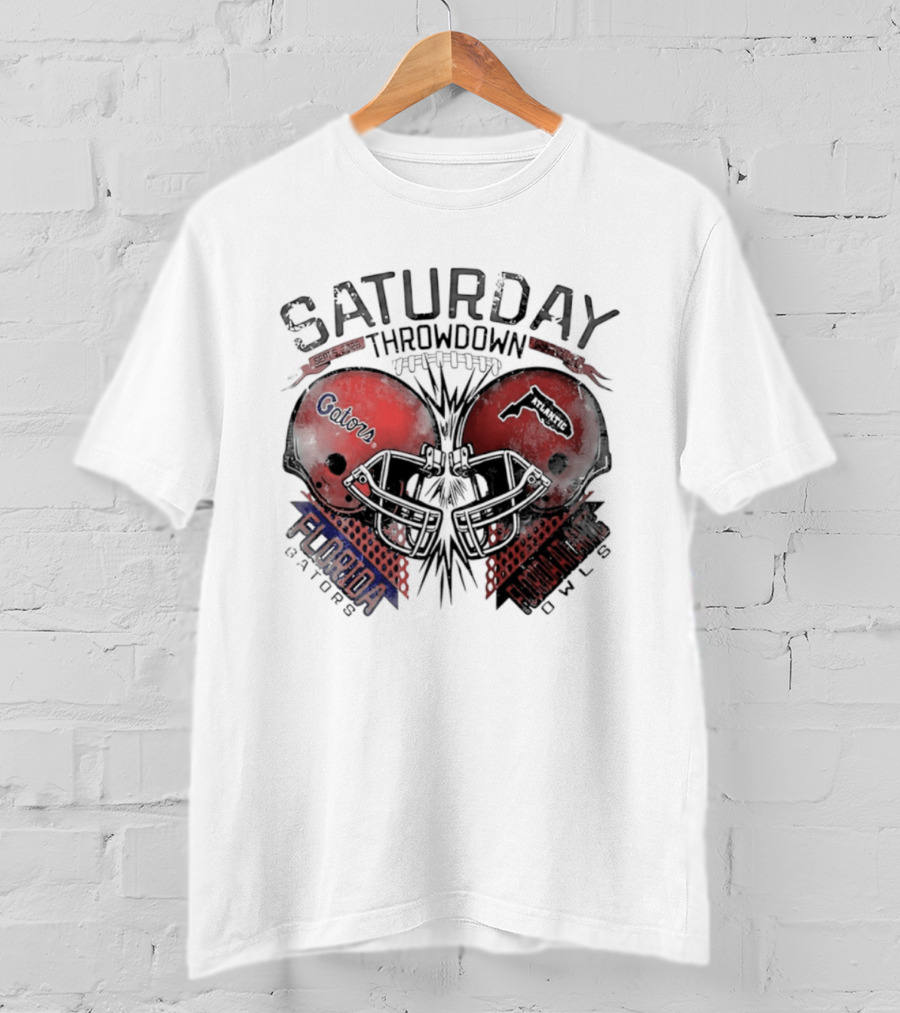Saturday Showdown Florida Gators Vs Florida Atlantic Owls 2026 T-Shirt