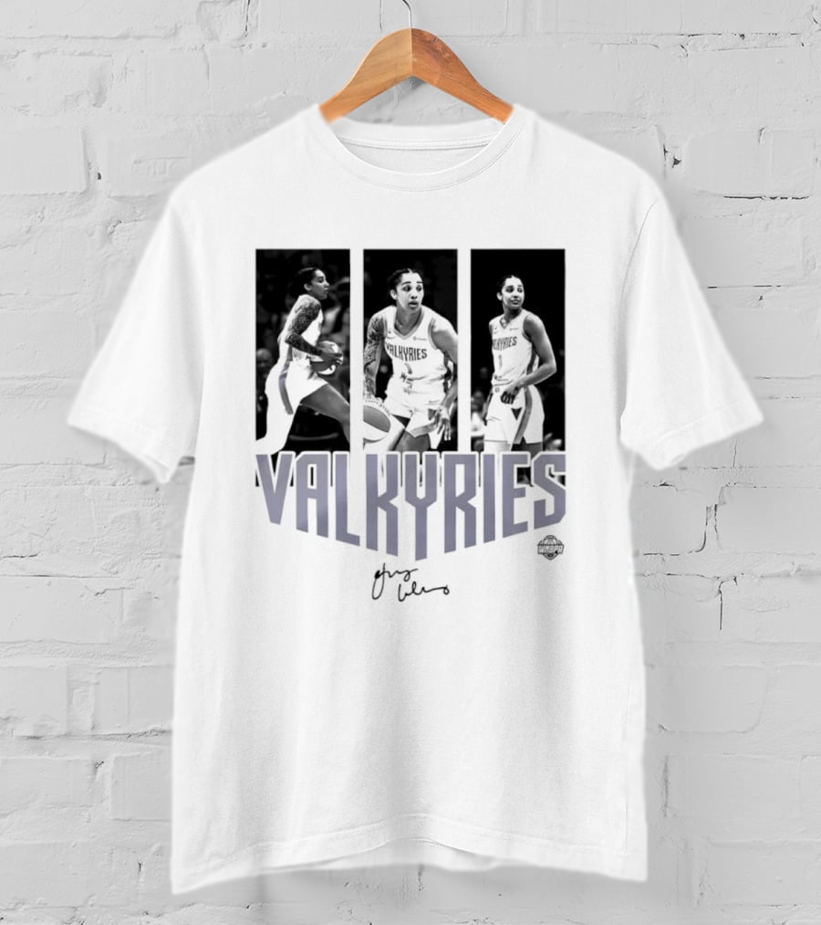 Valkyries Gabby Williams Signature WNBA Player Collage T-Shirt
