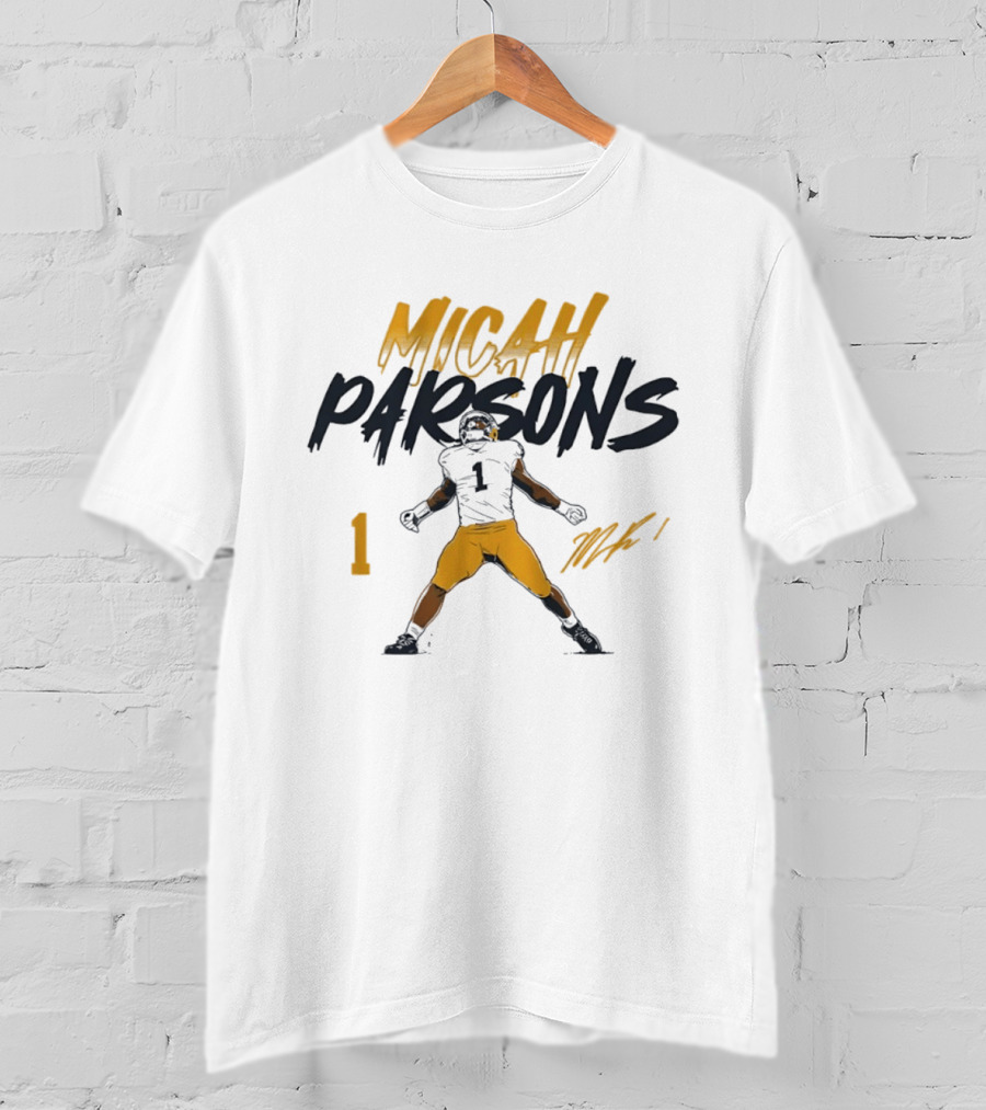Micah Parsons 1 The Green Bay Packers Pose 2026 T-Shirt