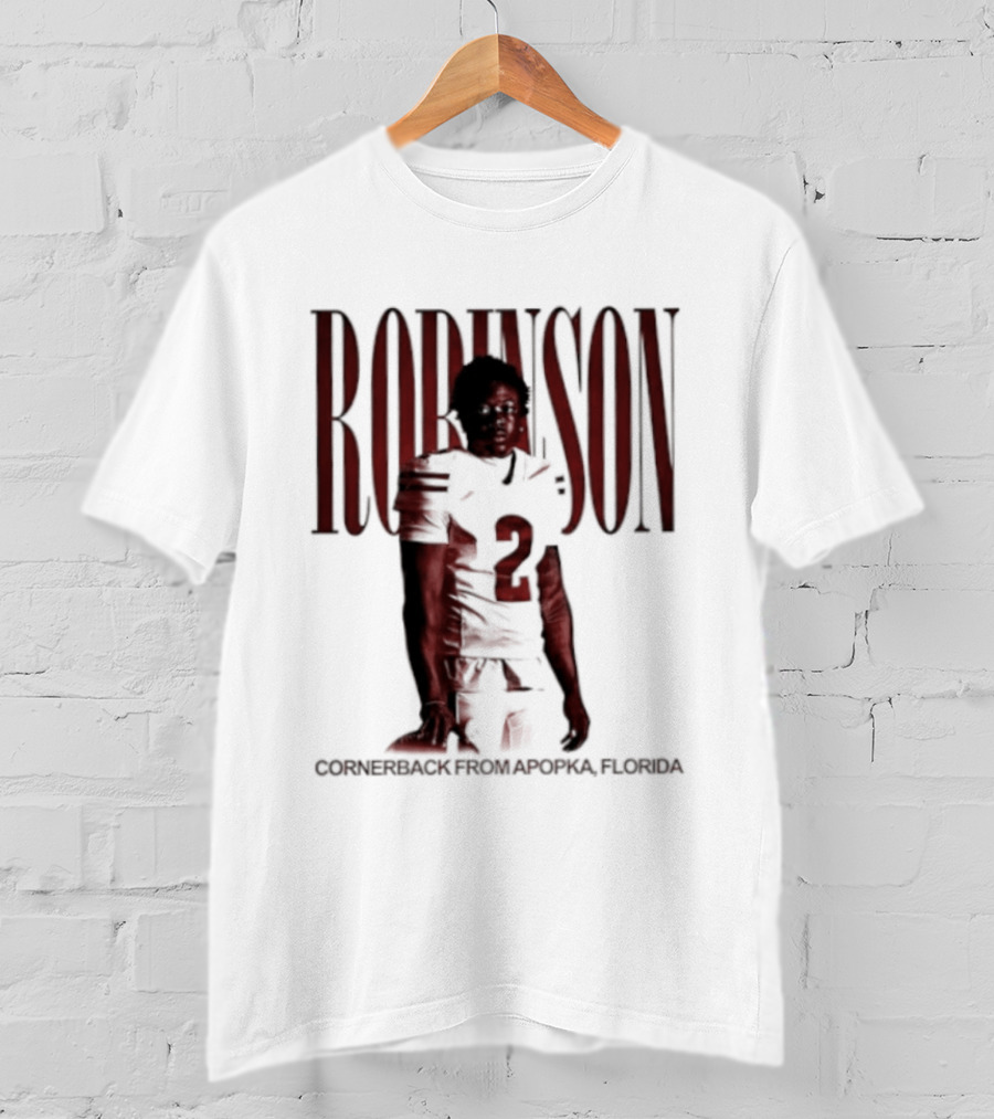 Robinson Football Cornerback From Apopka Florida T-Shirt