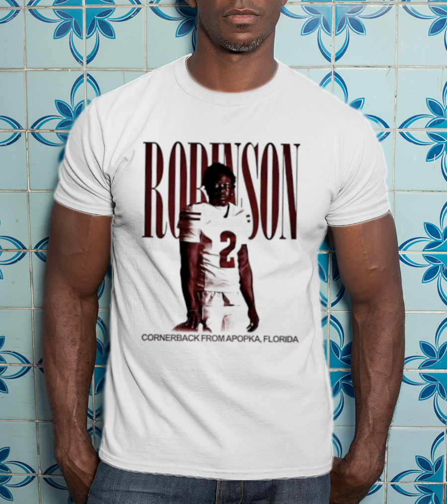 Robinson Football Cornerback From Apopka Florida T-Shirt