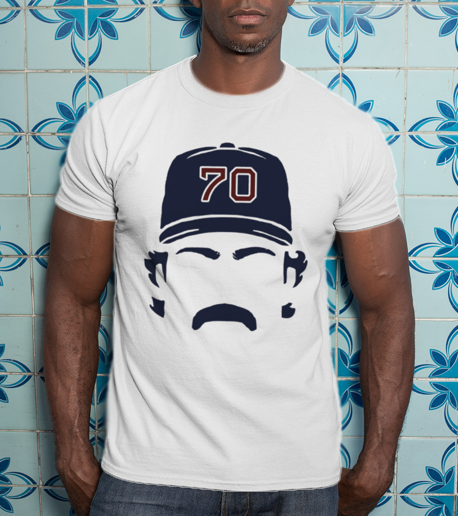 Tolle Time Stache Payton Tolle 70 Boston Red Sox Cap Moustache T-Shirt