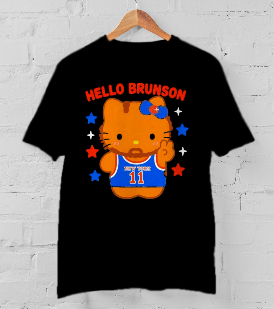 Hello Kitty Jalen Brunson New York 11 Collaboration T-Shirt