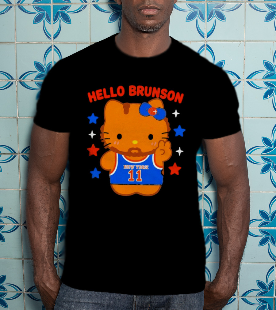 Hello Kitty Jalen Brunson New York 11 Collaboration T-Shirt