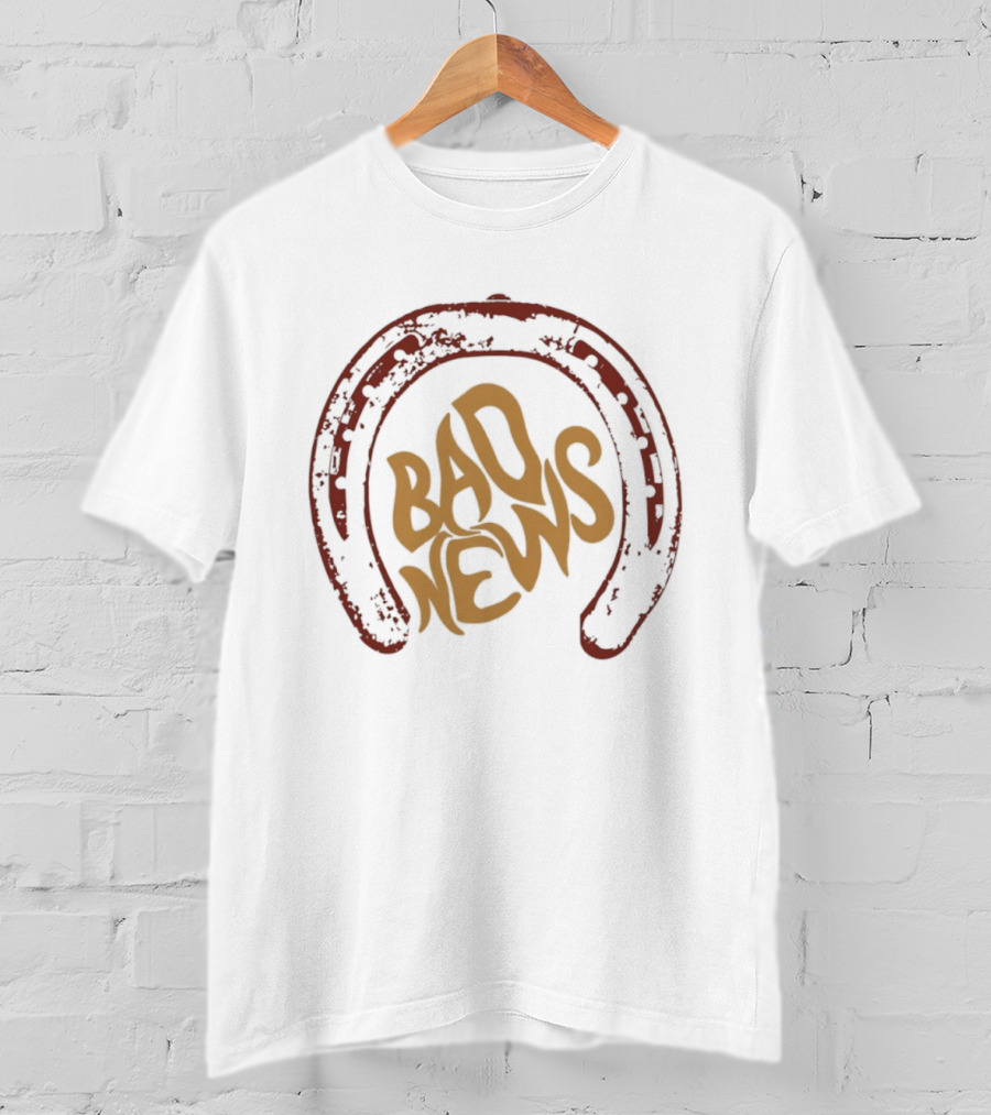 Bad News Music Controversy Horseshoe Pop Culture 2026 T-Shirt