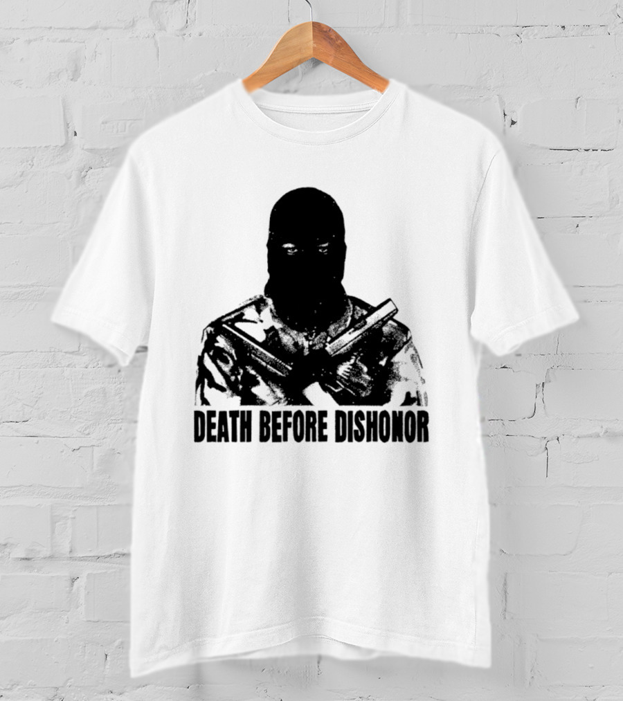 Death Before Dishonor Military Tactical Soldier T-Shirt