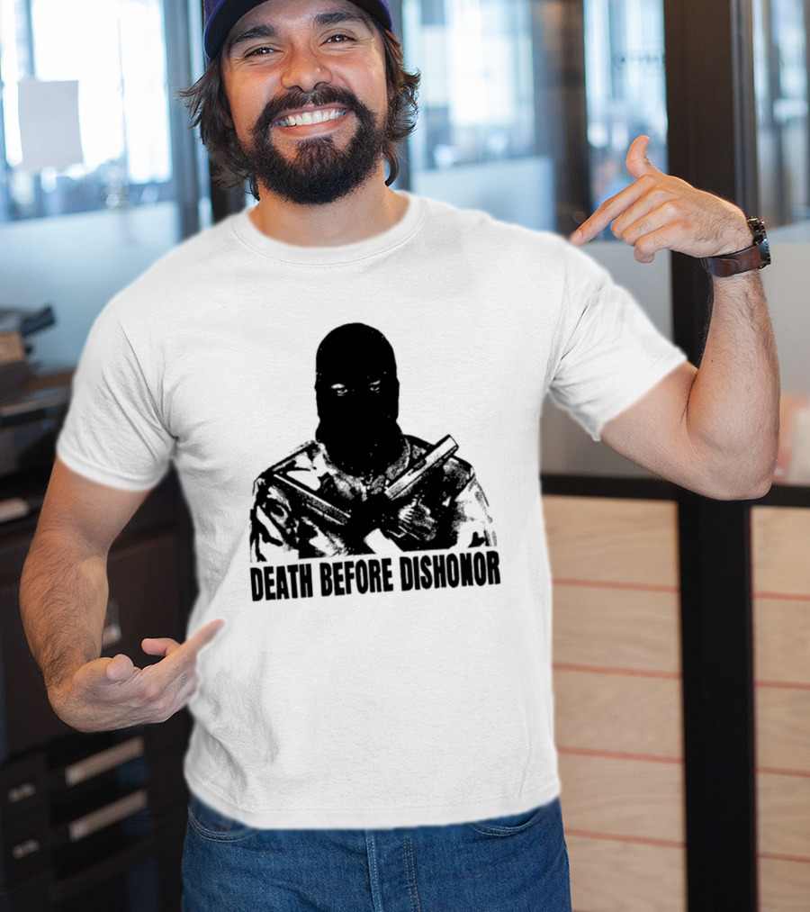 Death Before Dishonor Military Tactical Soldier T-Shirt