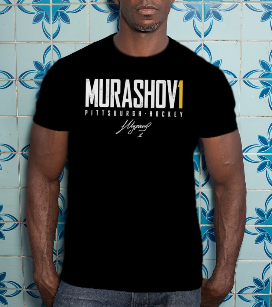 Murashov 1 Pittsburgh Hockey Signature T-Shirt