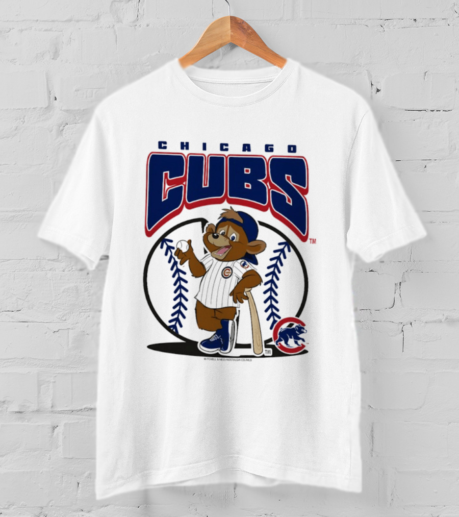 Chicago Cubs Clark The Cub MLB Baseball Character Logo 2026 T-Shirt