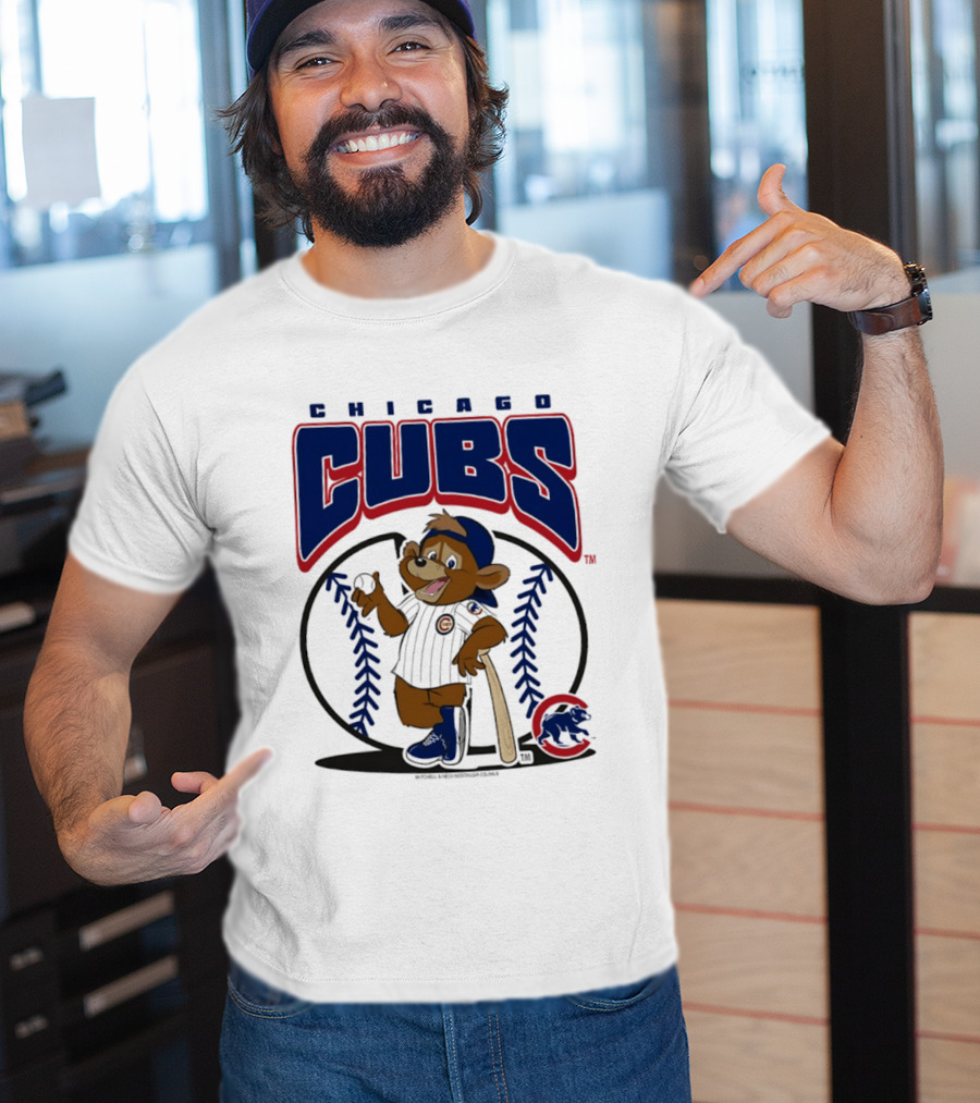 Chicago Cubs Clark The Cub MLB Baseball Character Logo 2026 T-Shirt