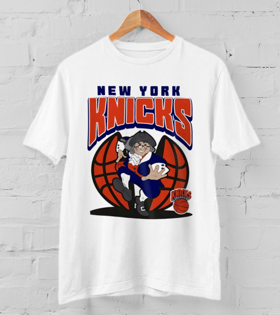 New York Knicks Father Knickerbocker Basketball Mania T-Shirt